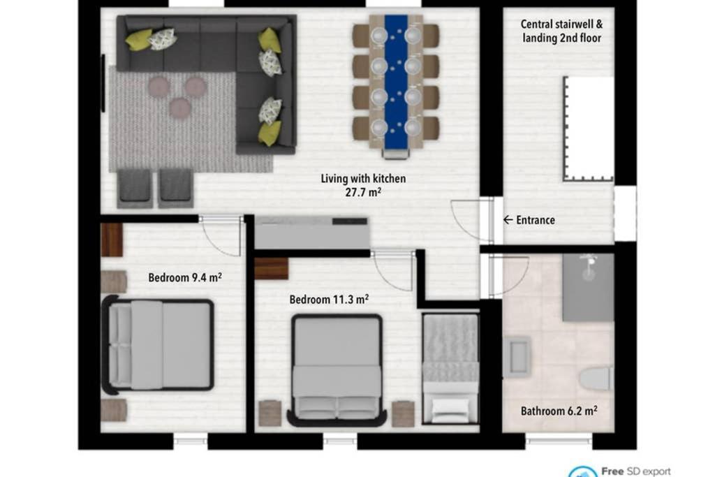 Authentic Stays - 5P-Apartment Eijsden Eksteriør billede